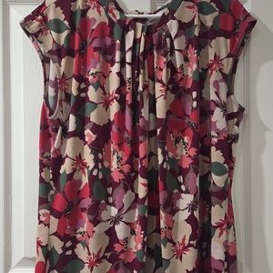 Liz Claiborne Multicolor Floral Blouse
